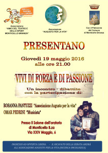 locandina vivi di forza e di passione giusta